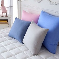 포그니 솔리드 쿠션커버 45x45 50x50 60x60, 네이비, 1개