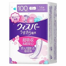 Whisper 超強吸水成人護墊, 1個, 14墊