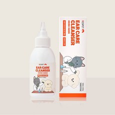 리스펫 강아지 고양이 편백수 이어케어 저자극 귀세정제, 120ml, 2개