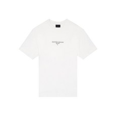 엠포리오아르마니 로고 자수 티셔츠