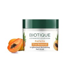 Biotique BIO PAPAYA 리바이탈라이징 탠 - 제거 스크럽 75gm/2.65액량 온스