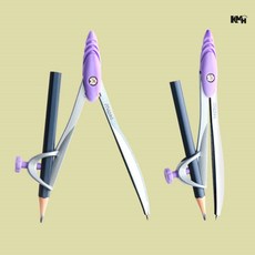 콤파스 도형학습 원그리기 안전컴퍼스