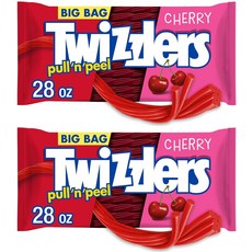트위즐러 풀앤필 체리 TWIZZLERS PULL 'N' PEEL Cherry, 2개