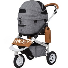 에어버기 돔3 라지 전용 반려견 유모차 애견, 그레이 L