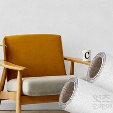 2type 접착식 종이벽지 45cmX2.5m 1P 셀프도배 풀바른벽지 부분도배 보수, 노블화이트