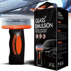 자동차 및 가정용 유리용 다표면 유막 청소 브러시 - 유리 보드 거울 샤워 도어 창문 자동차용 4분기 청소기 가드 1개, 1pc