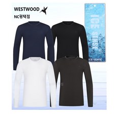 웨스트우드 WESTWOOD 남성 자외선으로부터 피부를 보호하기 좋은 시원한 베이스 냉감 라운드 티셔츠 4컬러 WP2MTCT707