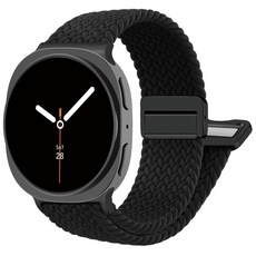 갤럭시워치8호환 마그네틱 브레이드 스포츠 루프 스트랩 갤럭시워치8 44mm/40mm/클래식 46mm, 블랙