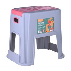 雷霆百貨彼特椅，多功能兒童小板凳/小椅子/學童椅/墊腳椅，安全耐用，簡約時尚, 粉色