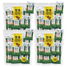네츄럴코어 고양이간식 캣쵸 대용량, 치킨, 240g, 4개 치킨, 240g, 4개