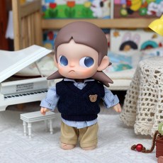 팝마트지거 지가 Zsiga 20cm 액션 피규어 관절인형 인형옷 인형불포함, 일반포장, 셔츠+조끼+팬츠 3피스 세트