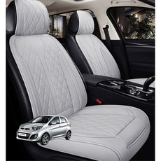 자동차시트 기아 모닝 레이 봉고3 포터2 경차 소형차 전용 시트커버, 웜그레이, 1개, 소형 조수석1P+등커버1p