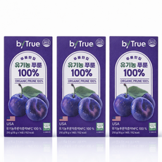 바이트루 유기농 푸룬 한입 착즙액 NFC 100% 건자두 식이섬유, 42개, 15g