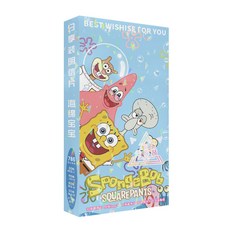 海綿寶寶明信片786張套裝：高清書籤賀卡、自製收藏小卡、新款貼紙簽名海報應援寶盒, 1個, 實惠裝明信片786張（一盒不重複）,海綿寶寶