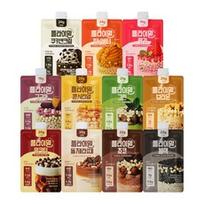 플라이밀 단백질 쉐이크 파우치 스타터팩 11종 11가지 맛, 45g, 11개