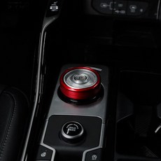 쏘렌토MQ4 호환 크롬 기어 조그 다이얼 커버, 레드