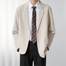 스타일닥터 남성 오버핏 정장 상의 사계절 캐주얼 재킷 양복