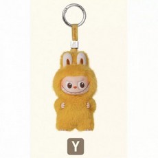 Labubu 4세대 미니 버전 labubu 버블 마트 에나멜 얼굴 봉제 인형 펜던트 블라인드 박스 프로세스, 내마음속 비밀번호 Y