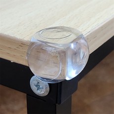 행복한쇼핑 투명 원형 모서리 보호대 책상모서리보호대, 소