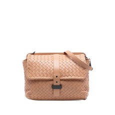 보테가 베네타 중고 2012-2026 나파 인트레치아토 더블 사이드 플랩 숄더 백