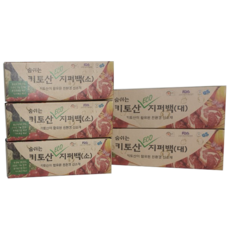 키토산이 함유된 항균지퍼백 대형 40매+소형 60매, 1세트
