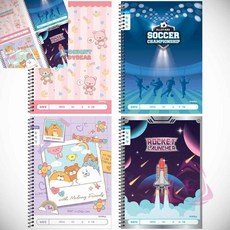 초등 알림장 넓은칸 유선노트 초등학생알림장, 여아_랜덤1개발송