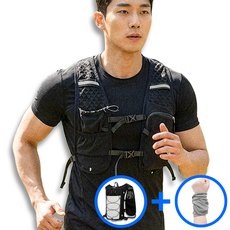 카니언 제로바운스 밀착스트랩 러닝조끼, 1개, 블랙