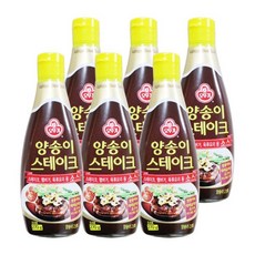 오뚜기 양송이 스테이크 소스, 270g, 6개