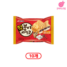 빙그레 초등 업소용 할인점 떡 붕어싸만코 아이스크림, 10개, 150ml