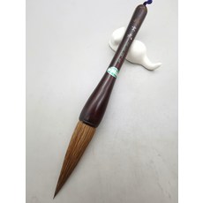 日本回流 翠芳園制 九號玄武 一支 長鋒大抓筆 純動物毛硬毫毛筆 狼狸鼬兼毫 出峰9.75釐米 口徑23.4毫米, 1個, 參考詳情頁