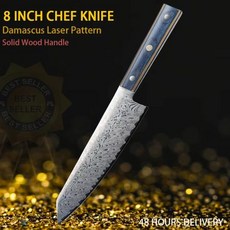 사시미칼 회 칼 다마스커스 오로시칼 일본 명품 전문가용 67겹 날카로운 셰프 나이프 고기와 채소, 1)Chef Knife B