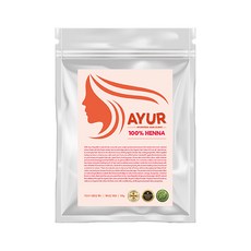아유르 천연 헤나 염색약, 1개, 내추럴오렌지