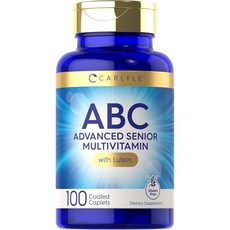 칼라일 시니어 멀티비타민 루테인 라이코펜 캡슐 Carlyle ABC Senior Multivitamin Lutein, 1개, 100정