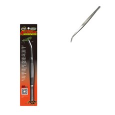 노모이펫 스테인레스 파충류 피딩 핀셋 곡선형 30cm NZ-04, 1개