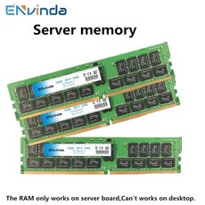 ENVINDA DDR4 Ram 32GB PC4 2133MHz 또는 2400MHz 2666MHZ 2400 또는 2133 2666 3200 ECC REG 서버 메모리 32GB, 03 32GB 2666MHZ DDR4, 1개