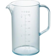 커피 컨셉 도구 KOGU 시모무라 기판 깨지지 않는 커피 서버 600ml 【】 식기세척기 사용 가능 수지제 유리와 같은 투명감 경량 1~4잔용 눈금 포함 스마트 아웃도어 캠핑 드립