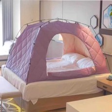 난방텐트 겨울방풍 보온텐트 패밀리 누빔 침대텐트