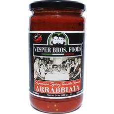 Vesper Brothers Foods 아라비아타 스파이시 토마토 소스, 1개, 680g