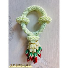 泰國花圈 花環 供奉花圈 泰國供品 許願花圈 七色花 四面佛花圈 還願花環 象神 古曼 愛神皇家泰國宗教用品, 紅花