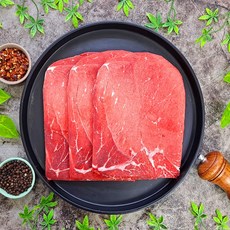 고기도매시장 호주산 설도살 육포용 5mm, 1개, 500g