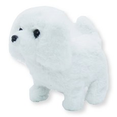 움직이는 강아지 토끼 고양이 인형 9종 리트리버 허스키 동물인형, 16cm, 리트리버 화이트, 1개