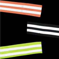 야광 안전 밴드 고탄력 휴대용 발목 조깅 안전 밴드 장비 자전거용 암밴드 자전거 반려견 스포츠 킥보드, 주황