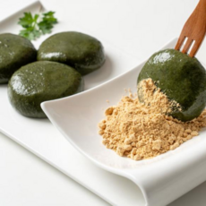 전통방식 국산 쑥인절미 쑥떡 찹쌀 콩고물 증정 개별포장 무방부제, 1kg, 1개