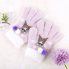 쿠로미 도트방울 오지 날개사 장갑mi-3+8HQw