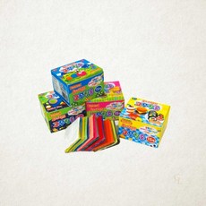 탤런트 고무찰흙 15색 클레이 20개입 1갑