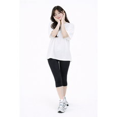여성용 오늘의 일상용 베이직 7부 레깅스