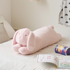 모던하우스 소프트터치 래빗 깡총이 가드쿠션, 핑크