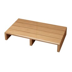 디딤판 일반형 컴퓨터 보조 현관 베란다 풋스툴, 30x20x11 (방수바니시색상), 30x20x11 방수 바니시 색상, 3박스