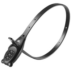 시그니처베이지 자전거 킥보드 번호키 자물쇠 YPZ117, 1개, 블랙 베어 53CM