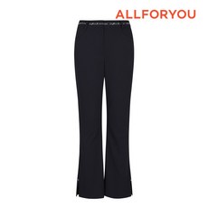 올포유 올포유 여성 레터링 테잎 트임 단추 장식 부츠컷 팬츠 ALPTN3151-915